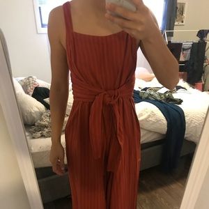 Rust jumpsuit